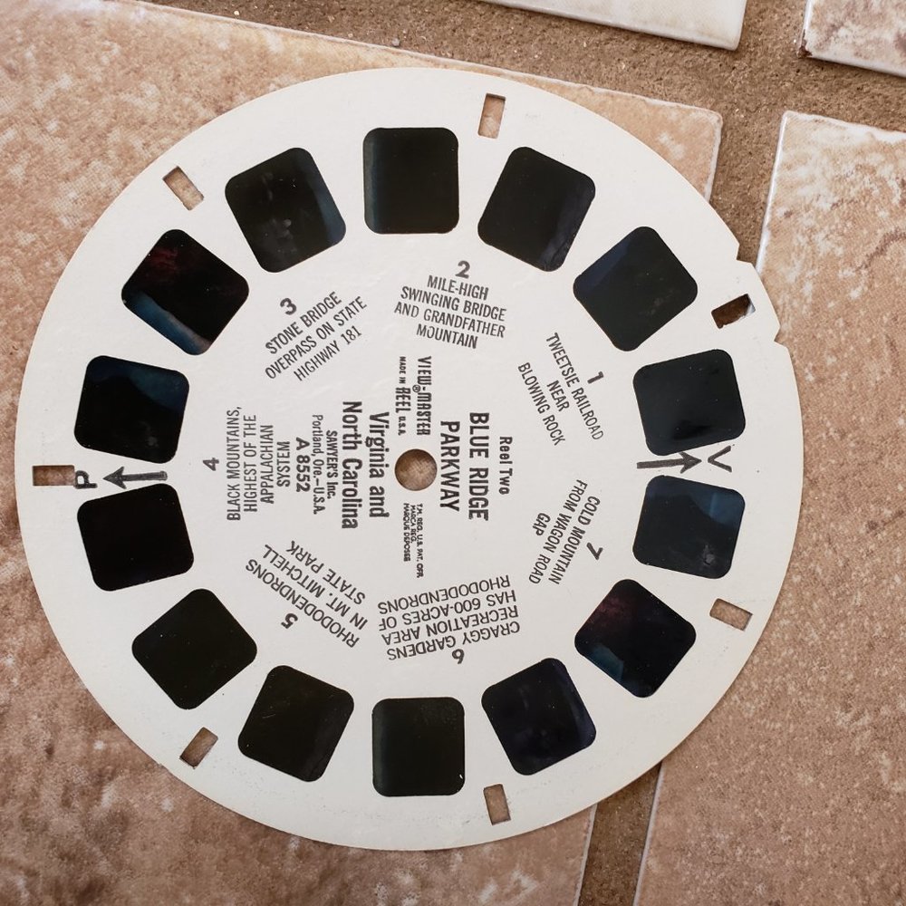 Viewmaster 3 Reels Blue Ridge Parkway - Picture 3 of 5